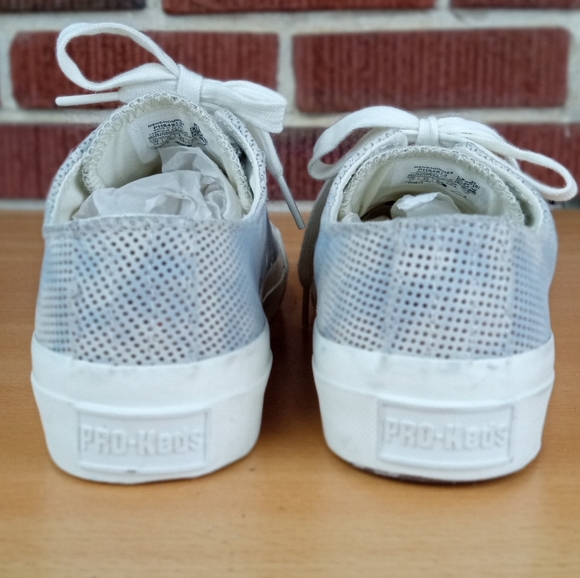 NWT PRO-Keds Royal Lo Perf Tie-Dye Suede in Blue Fog - Picture 6 of 8